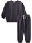 Basic Karyoka Detaylı Sweatshirt Takım Antrasit 1