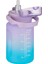 Çift Renk Softtouch 1000 ml Matara, Sticker Hediyeli, Plastik, Mor 2