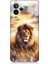 General Mobile Gm 24 Pro Uyumlu Günbatımında Gururlu Aslan Desenli Silikon Kılıf 1