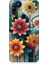 General Mobile Gm 20 Pro Uyumlu Dijital Çiçek Kompozisyonu Desenli Silikon Kılıf 1