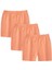 Üçlü Kız Boxer Set 2-9 yaş somon 1