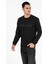Regular Fit Erkek Siyah Sweatshirt 3
