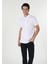 Beyaz Regular Fit Polo Yaka Erkek Kısa Kol Polo Tişört 3