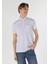 Regular Fit Polo Yaka Baskılı Erkek Beyaz Kısa Kol Tişört 4