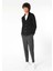 Slim Fit Erkek Siyah Hırka 3