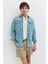 Regular Fit Açık Indigo Erkek Jean Gömlek 1