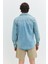 Regular Fit Açık Indigo Erkek Jean Gömlek 4