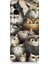 General Mobile Gm 24 Pro Uyumlu Meraklı Gözlü Kediler Desenli Silikon Kılıf 1