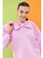 Candy Fiyonklu Tafta Bluz Pembe 2