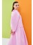 Candy Fiyonklu Tafta Bluz Pembe 4