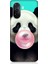 Huawei Nova Y70 Uyumlu Sakız Çiğneyen Tatlı Panda Desenli Silikon Kılıf 1