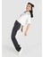 Comfort Fit Yuvarlak Yaka Baskılı Kadın Beyaz Kısa Kol Tişört 4