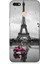 Huawei P9 Lite Mini Uyumlu Yağmurda Eyfel ve Scooter Desenli Silikon Kılıf 1