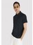 Regular Fit Polo Yaka Erkek Lacivert Kısa Kol Tişört 4