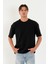 Blank Unisex Oversize Geniş Kesim Tişört %100 Pamuk Kalın Dokulu Bisiklet Yaka T-Shirt 1