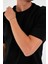 Blank Unisex Oversize Geniş Kesim Tişört %100 Pamuk Kalın Dokulu Bisiklet Yaka T-Shirt 5