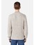 Regular Fit Turtle Neck Jakarlı Erkek Taş Kazak 2