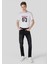 Loose Straight Fit Orta Bel Düz Paça Erkek Siyah Jean Pantolon 1