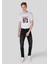Loose Straight Fit Orta Bel Düz Paça Erkek Siyah Jean Pantolon 3