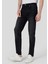 Loose Straight Fit Orta Bel Düz Paça Erkek Siyah Jean Pantolon 4