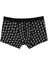 Modern Fit Baskılı Erkek Siyah Boxer 1