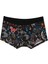 Modern Fit Baskılı Erkek Siyah Boxer 1