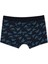 Modern Fit Baskılı Erkek Lacivert Boxer 1