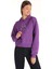 Regular Fit Kapüşonlu Baskılı Kadın Mor Sweatshirt 1