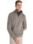 Slim Fit Turtle Neck Jakarlı Erkek Gri Kazak 1