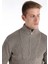 Slim Fit Turtle Neck Jakarlı Erkek Gri Kazak 4