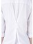 Regular Fit Shirt Neck Kadın Beyaz Roll-up Gömlek Cl1066570 5