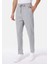 Slim Fit Orta Bel Erkek Gri Eşofman Altı 4