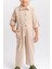 Gabardin Tulum 2-7 Yaş Bej 1