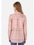 Regular Fit Shirt Neck Kadın Pembe Uzun Kol Gömlek Cl1067336 2