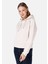 Regular Fit Baskılı Bej Kadın Sweatshirt 1