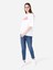 Comfort Fit Yuvarlak Yaka Kadın Beyaz Kısa Kol Tişört Cl1067263 3