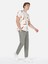 Regular Fit Yuvarlak Yaka Erkek Beyaz Kısa Kol Tişört Cl1067614 3