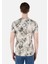 Regular Fit Yuvarlak Yaka Erkek Bej Kısa Kol Tişört Cl1067738 2