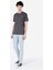 Regular Fit Yuvarlak Yaka Erkek Antrasit Kısa Kol Tişört Cl1067812 3