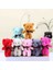 Yumoş Mini Peluş Ayıcık Anahtarlık 7'li Set | Çanta Süsü Aksesuar Tatlı Şirin Sevimli Maskot Hediyelik Renkli Oyuncak 1