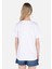 Regular Fit Yuvarlak Yaka Kadın Beyaz Kısa Kol Tişört Cl1067978 2