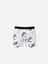 Modern Fit Baskılı Erkek Beyaz Boxer Cl1068444 1