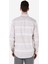 Regular Fit Shirt Neck Çizgili Erkek Bej Uzun Kol Gömlek Cl1068402 2