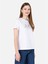 Regular Fit Yuvarlak Yaka Kadın Beyaz Kısa Kol Tişört Cl1068592 1