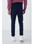 İndigo Fermuar Cepli Standart Kalıp Jogger Erkek Eşofman Alt - 84651 3
