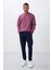 İndigo Fermuar Cepli Standart Kalıp Jogger Erkek Eşofman Alt - 84651 2