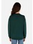 Regular Fit Yuvarlak Yaka Baskılı Kadın Yeşil Sweatshirt 2