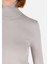 Slim Fit Balıkçı Yaka Kadın Gri Kazak 5