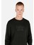 Normal Kesim Baskılı Yeşil Erkek Sweatshirt CL1070641 4