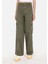 Normal Kesim Yüksek Bel Geniş Paça Yeşil Kadın Pantolon CL1070300 CL1070300_Q1.V1_KHA 4
